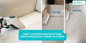 How Do I Get Water Stains Out of Upholstery