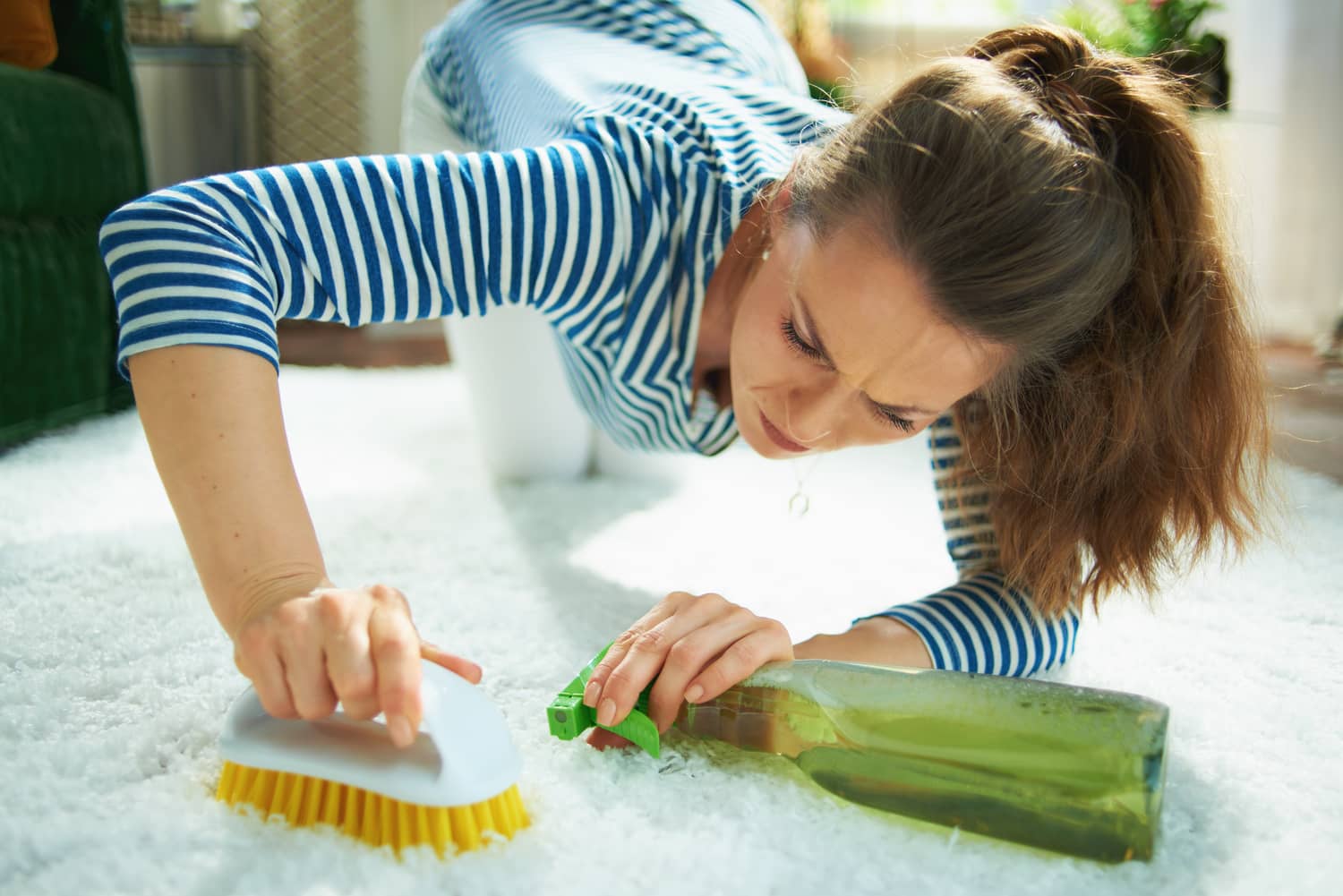 How to Get Dish Soap Out of Carpet