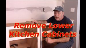 How to Remove Lower Kitchen Cabinets Without Damage