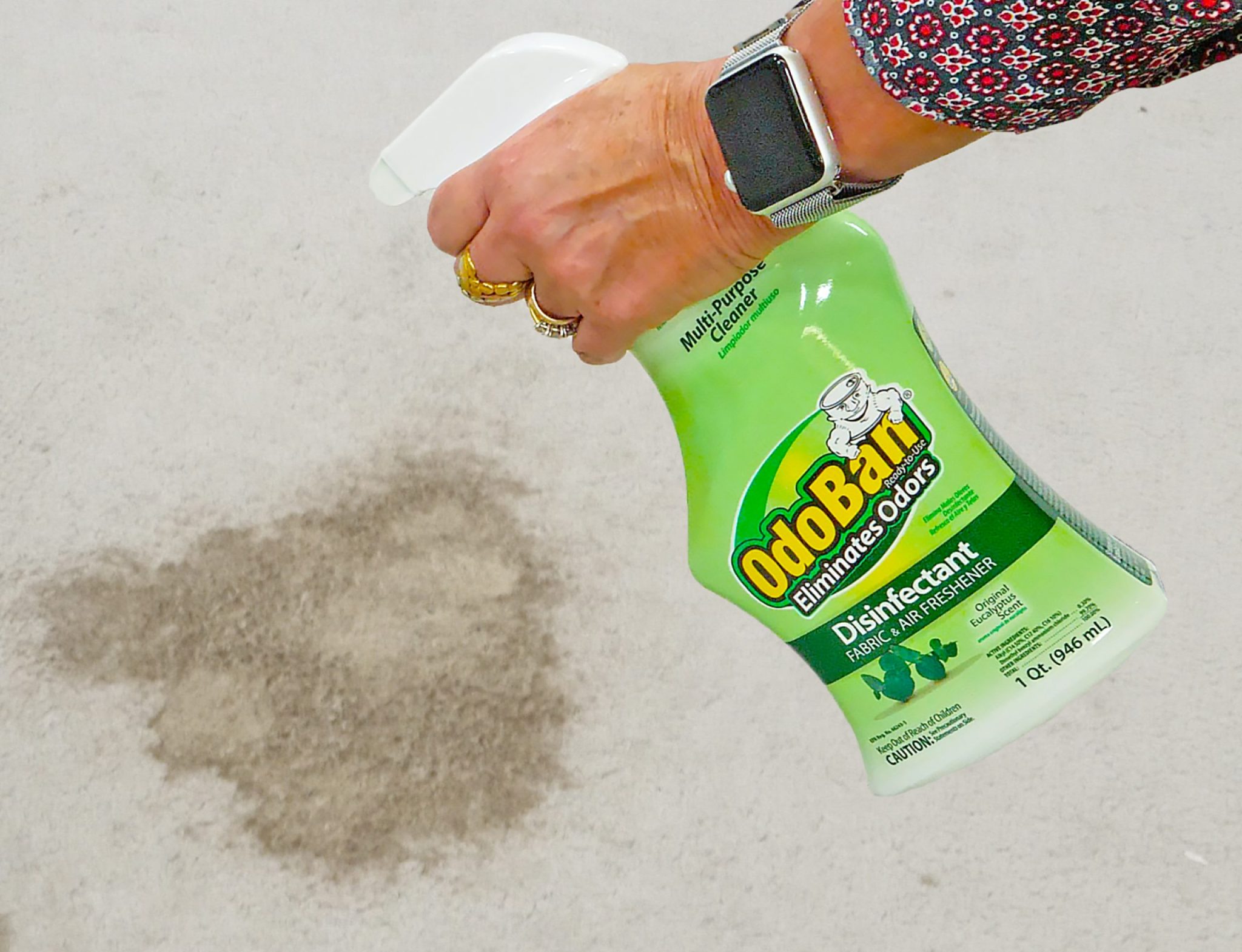 How To Use Odoban In Carpet Cleaner