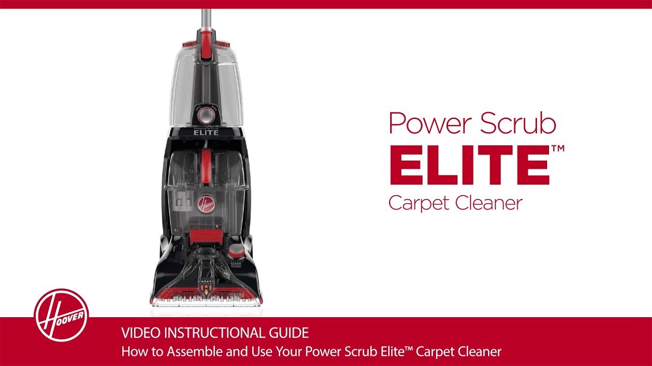 How to Use the Hoover Elite Carpet Cleaner