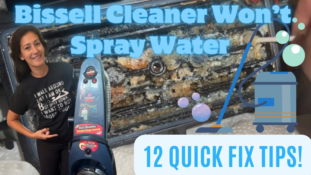 Why is My Carpet Cleaner Not Spraying Water