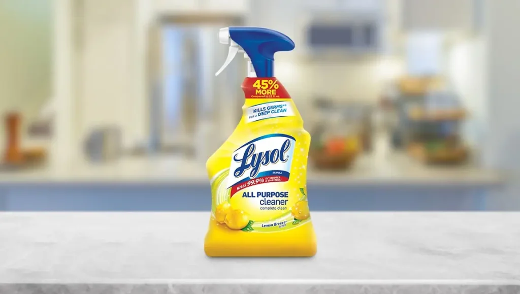 Will Lysol All Purpose Cleaner Stain Walls