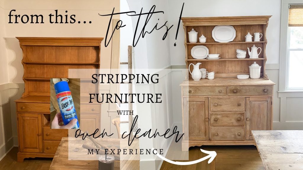 How to Strip Furniture With Oven Cleaner